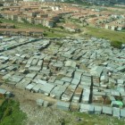 The slums of Kibera, Africa